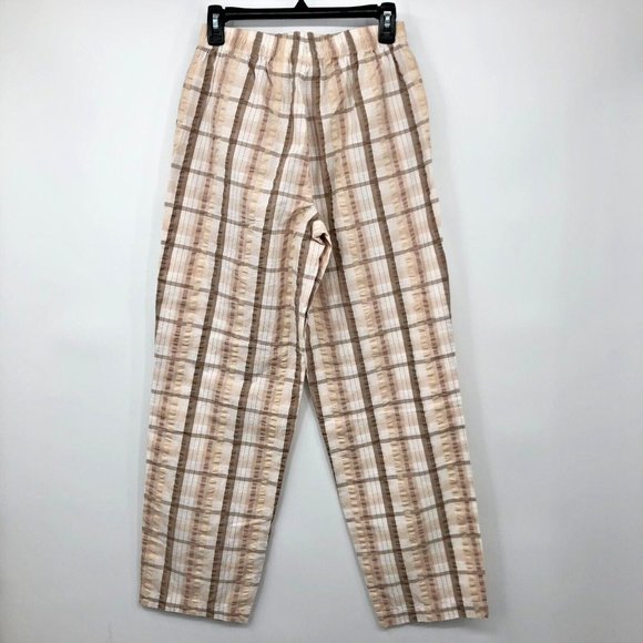 Chadwicks Pants Womens S Used Brown Plaid - Picture 2 of 16